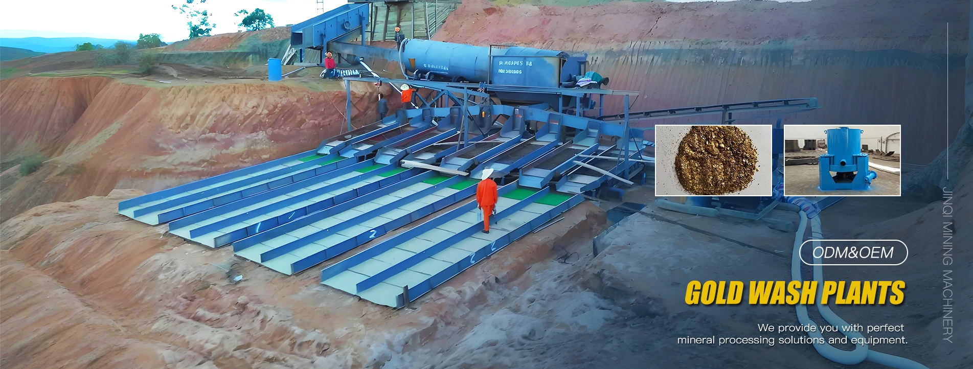 Muuzaji wa Mimea ya Kuosha Dhahabu nchini Uchina